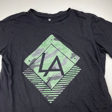 Load image into Gallery viewer, Boys Target, black organic cotton tee / top, GUC, size 12,  