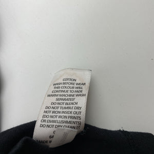 Boys Target, black organic cotton tee / top, GUC, size 12,  
