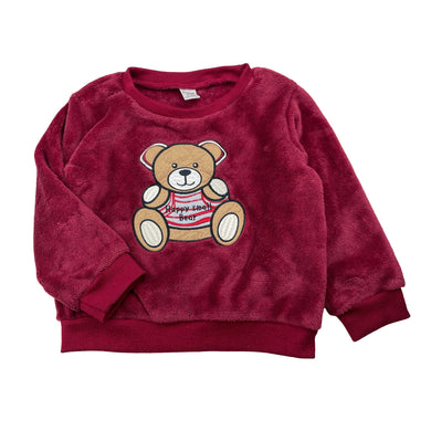 Boys SHEIN, soft fleece long sleeve pyjama top, GUC, size 2-3,  