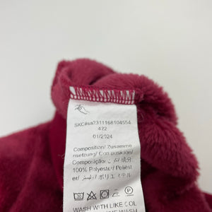 Boys SHEIN, soft fleece long sleeve pyjama top, GUC, size 2-3,  