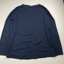 Load image into Gallery viewer, Boys S.Oliver, navy cotton long sleeve tee / top, GUC, size 12,  