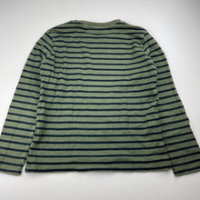 Load image into Gallery viewer, Boys Uniqlo, striped cotton long sleeve top, wash fade, FUC, size 8,  