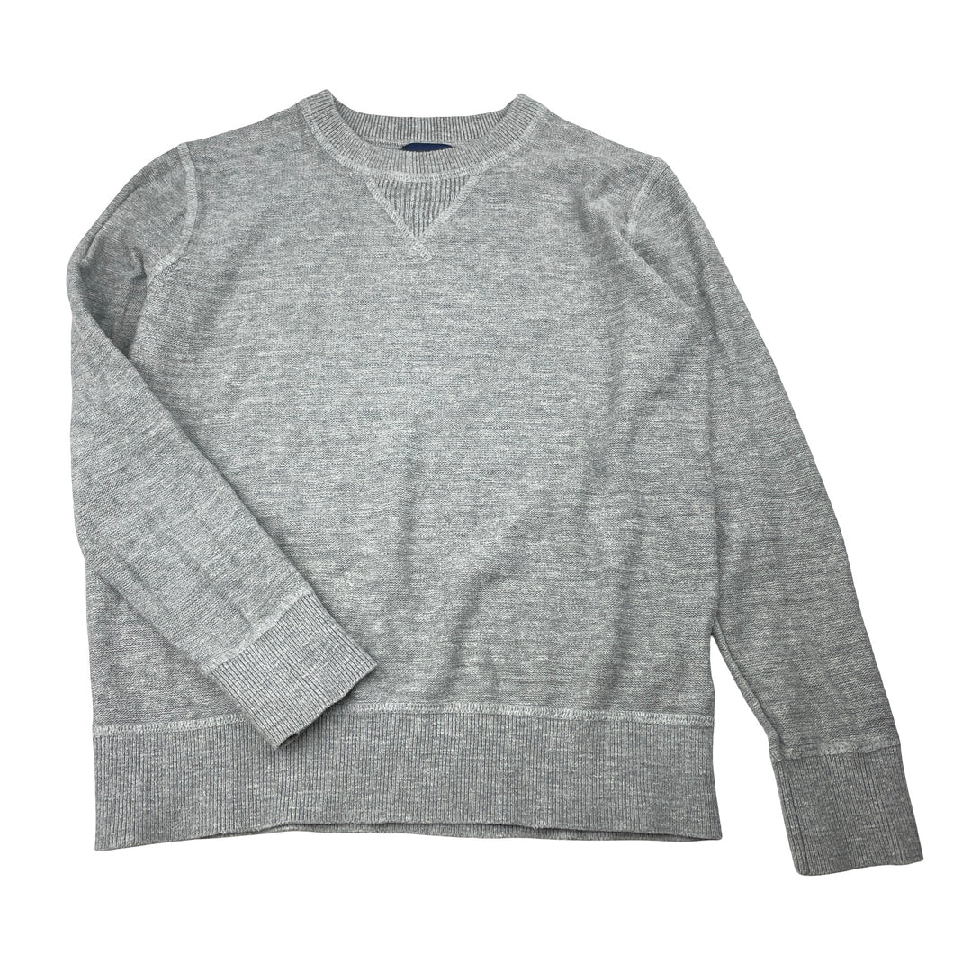 Boys GAP, grey knitted cotton sweater / jumper, GUC, size 6-7,  