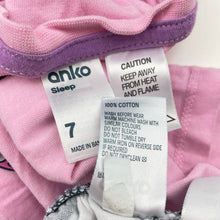 Load image into Gallery viewer, Girls Anko, cotton pyjama top &amp; shorts, FUC, size 7,  