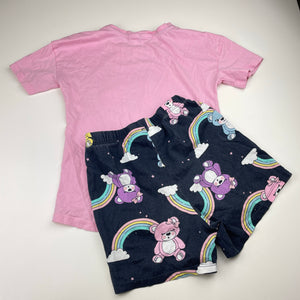 Girls Anko, cotton pyjama top & shorts, FUC, size 7,  