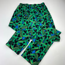 Load image into Gallery viewer, Boys Mojang, Minecraft flannel cotton pyjamas, EUC, size 14,  
