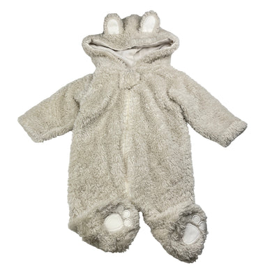 Unisex Higgledee, fleece zip coverall / romper, GUC, size 000,  
