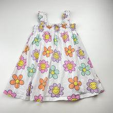 Load image into Gallery viewer, Girls Mango, floral cotton summer dress, GUC, size 2, L: 43cm