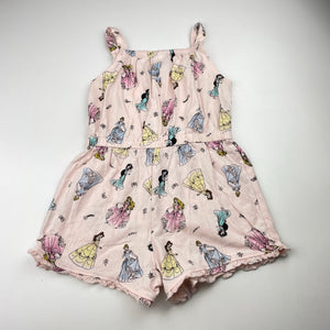 Girls Disney, Princess cotton summer playsuit, EUC, size 5,  