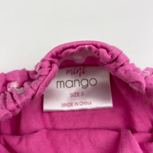 Load image into Gallery viewer, Girls Mango, pink cotton summer dress, FUC, size 3, L: 46cm