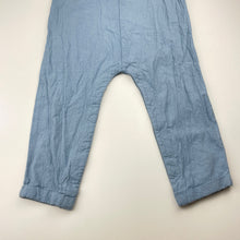 Load image into Gallery viewer, Unisex Anko, blue chambray cotton romper / jumpsuit, EUC, size 2,  