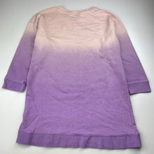 Load image into Gallery viewer, Girls Cotton On, casual sweater dress, wash fade, FUC, size 7, L: 60cm