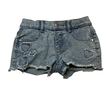 Girls Anko, blue stretch denim shorts, adjustable, GUC, size 3,  