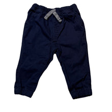 Load image into Gallery viewer, Boys Dymples, navy stretch cotton pants, elasticated, EUC, size 0,  