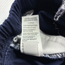 Load image into Gallery viewer, Boys Dymples, navy stretch cotton pants, elasticated, EUC, size 0,  