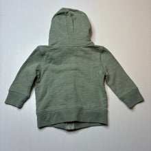 Load image into Gallery viewer, Boys Anko, green cotton zip hoodie sweater, GUC, size 1,  