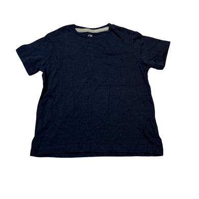Unisex H&M, navy cotton tee / top, GUC, size 2,  