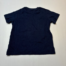 Load image into Gallery viewer, Unisex H&amp;M, navy cotton tee / top, GUC, size 2,  