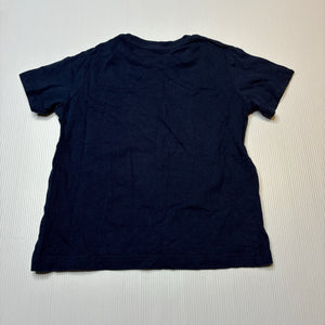 Unisex H&M, navy cotton tee / top, GUC, size 2,  