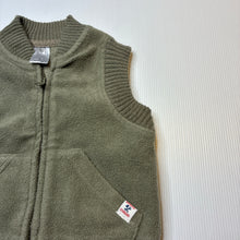 Load image into Gallery viewer, Boys Target, green fleece vest / sweater, GUC, size 1,  