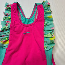 Load image into Gallery viewer, Girls Speedo, bright colourful swim one-piece, GUC, size 2,  
