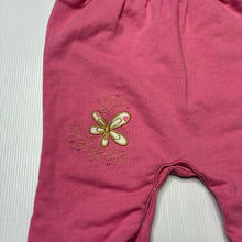 Load image into Gallery viewer, Girls LE BON, pink embroidered overalls, GUC, size 00,  