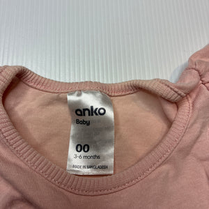 Girls Anko, cotton Christmas tee / top, EUC, size 00,  