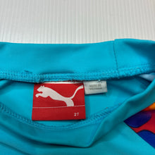 Load image into Gallery viewer, Girls PUMA, short sleeve rashie / swim top, GUC, size 2,  