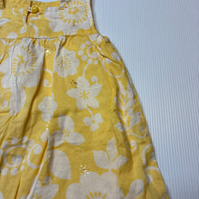 Load image into Gallery viewer, Girls GAP, lined lightweight cotton summer dress, GUC, size 0, L: 42cm