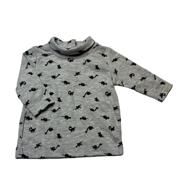 Boys Baby Berry, soft feel long sleeve top, dinosaurs, EUC, size 000,  
