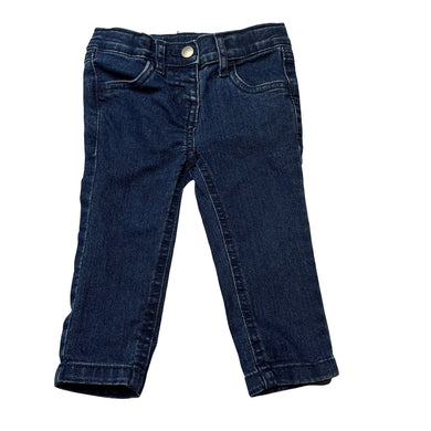 Unisex Anko, dark stretch denim jeans, adjustable, Inside leg: 24cm, GUC, size 1,  