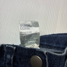 Load image into Gallery viewer, Unisex Anko, dark stretch denim jeans, adjustable, Inside leg: 24cm, GUC, size 1,  