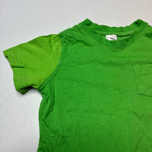 Boys Target, green cotton tee / top, GUC, size 2,  