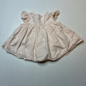 Girls Anko, lined broderie cotton top, EUC, size 00,  