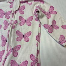 Load image into Gallery viewer, Girls Target, organic cotton blend zip coverall / romper, GUC, size 00,  