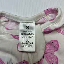 Load image into Gallery viewer, Girls Target, organic cotton blend zip coverall / romper, GUC, size 00,  