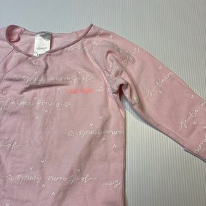 Girls Bonds, stretchy cozysuit coverall / romper, GUC, size 00,  
