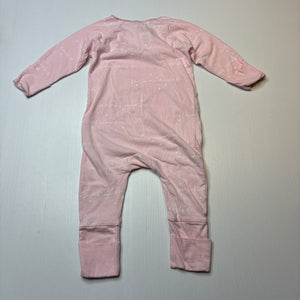 Girls Bonds, stretchy cozysuit coverall / romper, GUC, size 00,  