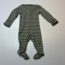 Load image into Gallery viewer, Boys Carters, embroidered cotton coverall / romper, GUC, size 000,  