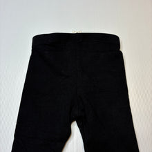 Load image into Gallery viewer, Girls H&amp;M, black fleece lined leggings / bottoms, EUC, size 1,  