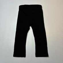 Load image into Gallery viewer, Girls H&amp;M, black fleece lined leggings / bottoms, EUC, size 1,  