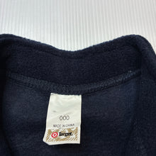 Load image into Gallery viewer, Boys Target, vintage navy fleece zip up vest, EUC, size 000,  