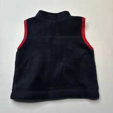 Load image into Gallery viewer, Boys Target, vintage navy fleece zip up vest, EUC, size 000,  