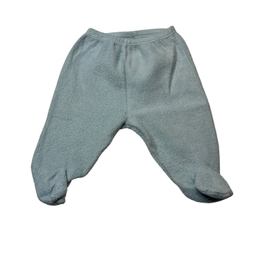 Unisex Baby Baby, vintage fleece footed leggings / bottoms, FUC, size 0000,  