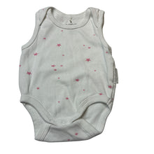 Load image into Gallery viewer, Girls purebaby, soft feel organic cotton singletsuit / romper, EUC, size 0000,  