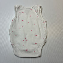 Load image into Gallery viewer, Girls purebaby, soft feel organic cotton singletsuit / romper, EUC, size 0000,  