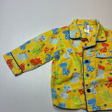 Load image into Gallery viewer, Unisex Target, flannel cotton pyjama top, dinosaurs, GUC, size 1,  