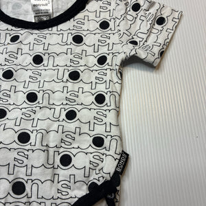 Unisex Bonds, stretchy easysuit bodysuit / romper, EUC, size 000,  