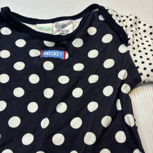 Load image into Gallery viewer, Unisex Disney, Mickey Mouse navy cotton bodysuit / romper, FUC, size 00,  