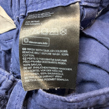 Load image into Gallery viewer, Boys H&amp;M, navy lightweight cotton shorts, adjustable, GUC, size 1,  